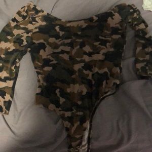 Camouflage bodysuit